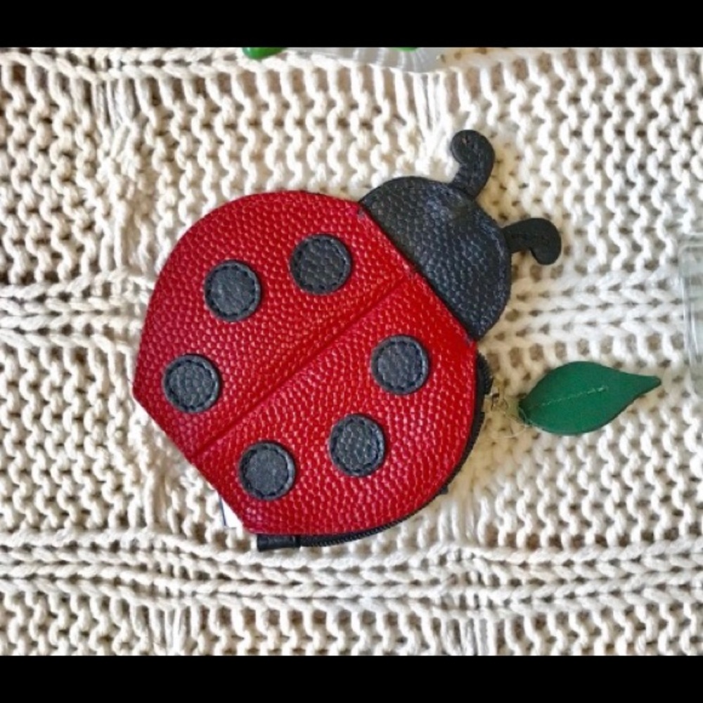 J. McLaughlin ladybug coin purse